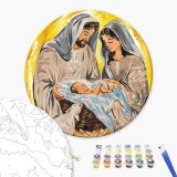 Картина за номерами - Родина Вифлеєму © Каріна Зіміна