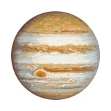 Картина за номерами "Юпітер photo by NASA (Розмір L)" RC00107 ⌀40 см