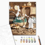 Картина за номерами "Какао для мишок @artdi.ua" SBS014 40×40 см