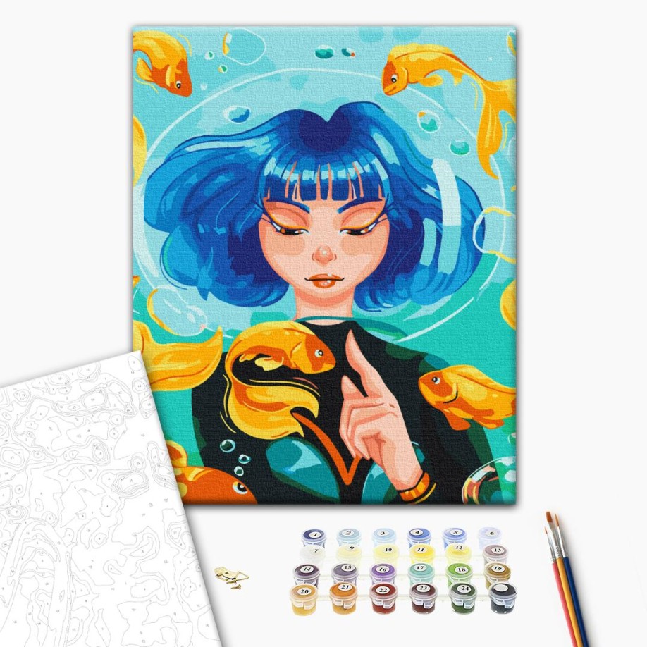 Картина по номерам - Подводная история @ artdi.ua