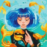 Картина по номерам - Подводная история @ artdi.ua