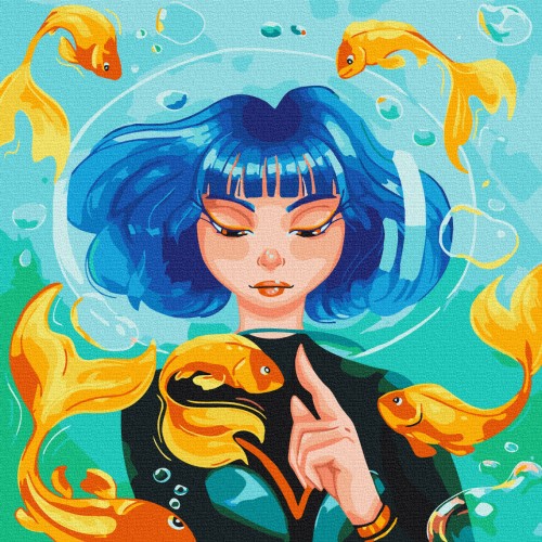 Картина по номерам - Подводная история @ artdi.ua