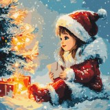 Картина за номерами - Чарівний лист